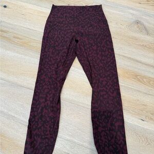 Lululemon align high waist leggings 25” inseam size 4